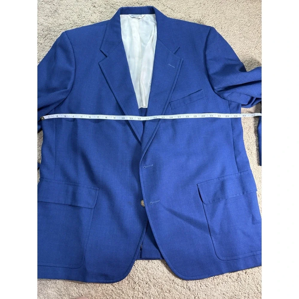 Palm‎ Beach x Eagleton's Vintage Summer Blazer Men's 32L Cotton/Linen Blue USA